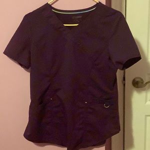 Nursing scrub top size S